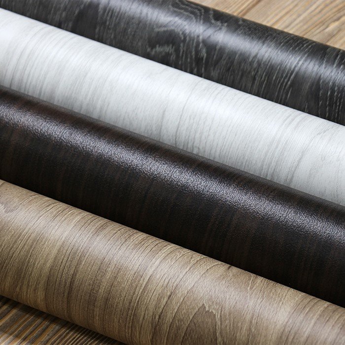Plastic Wood Grain Decor Membrane